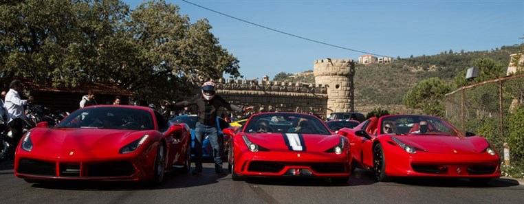 Ferrari Club Ride to Beiteddine